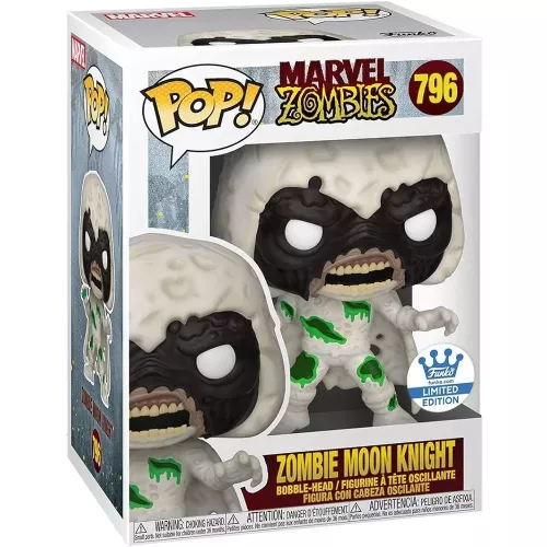 Funko Pop! Zombie Moon Knight #796 Marvel Zombies Vinyl Figure Box
