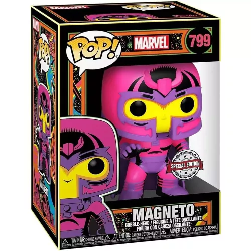 Funko Pop! Magneto #799 Blacklight Marvel Vinyl Figure Box