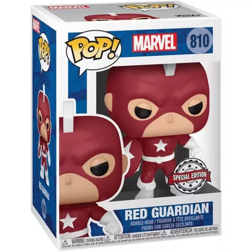 Funko Pop! Red Guardian #810 Marvel Vinyl Figure Box