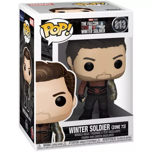 Funko Pop! Winter Soldier (Zone 73) #813 Marvel Studios The Falcon and the Winter Soldier Box