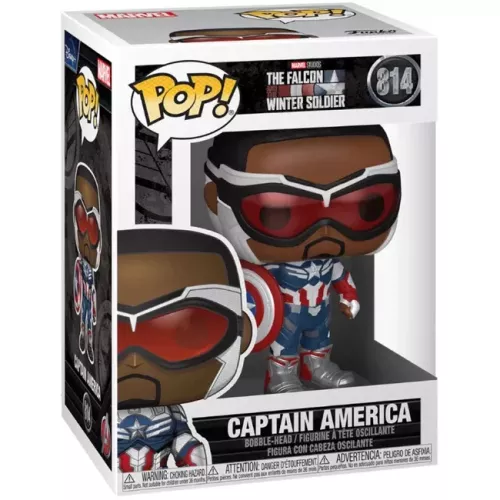 Funko Pop! Captain America #814 Marvel Studios The Falcon and the Winter Soldier Box