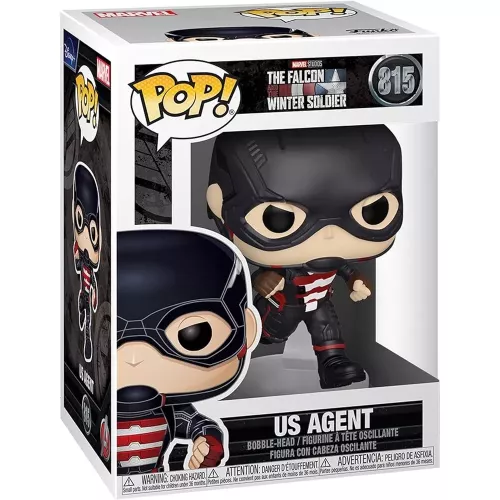 Funko Pop! US Agent #815 Marvel Studios The Falcon and the Winter Soldier Box