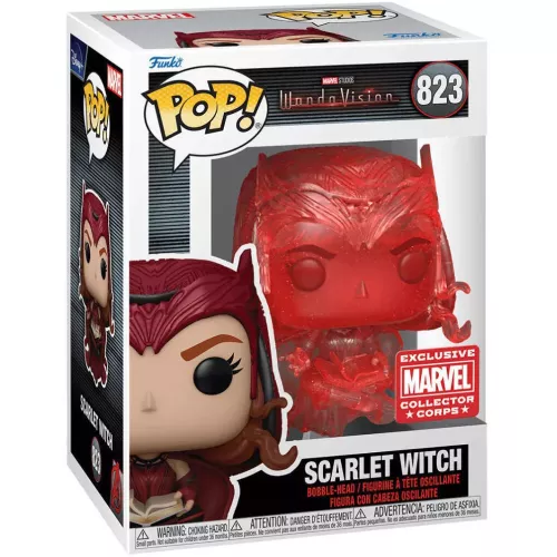Funko Pop! Scarlet Witch #823 Collector Corps Marvel Studios WandaVision Box