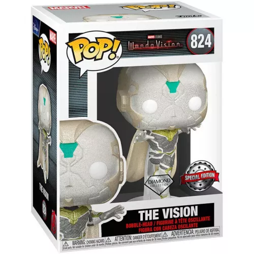 Funko Pop! The Vision #824 Diamond Collection Marvel Studios WandaVision Box