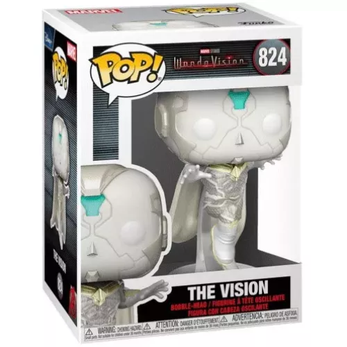 Funko Pop! The Vision #824 Glows in the Dark Marvel Studios WandaVision Box