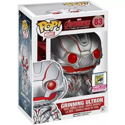 Funko Pop! Grinning Ultron #83 Marvel Avengers Age of Ultron Box