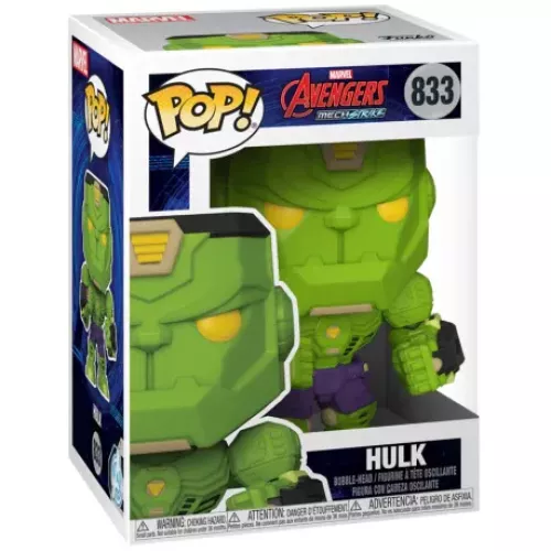 Funko Pop! Hulk #833 Mech Marvel Avengers Mech Strike Box
