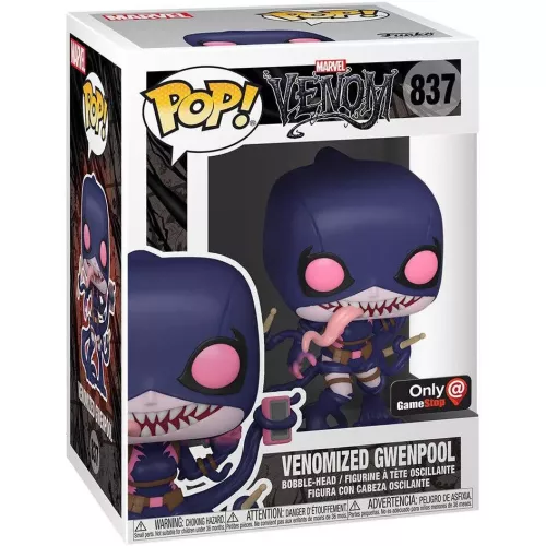 Funko Pop! Venomized Gwenpool #837 Marvel Venom Vinyl Figure Box