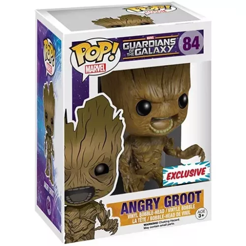 Funko Pop! Angry Groot #84 Marvel Guardians of the Galaxy Box