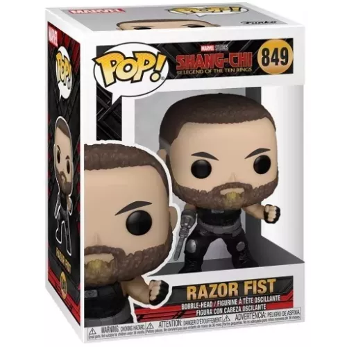 Funko Pop! Razor Fist #849 Marvel Studios Shang-Chi and the Legend of the Ten Rings Box
