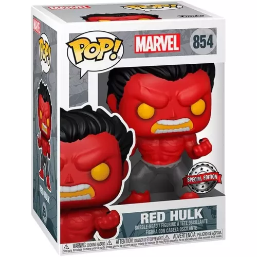 Funko Pop! Red Hulk #854 Marvel Vinyl Figure Box