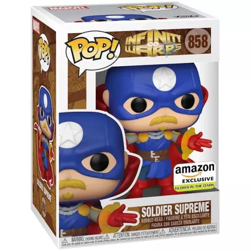 Funko Pop! Soldier Supreme #858 Glows in the Dark Infinity Warps Box