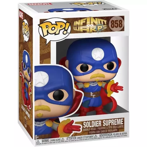Funko Pop! Soldier Supreme #858 Infinity Warps Marvel Box