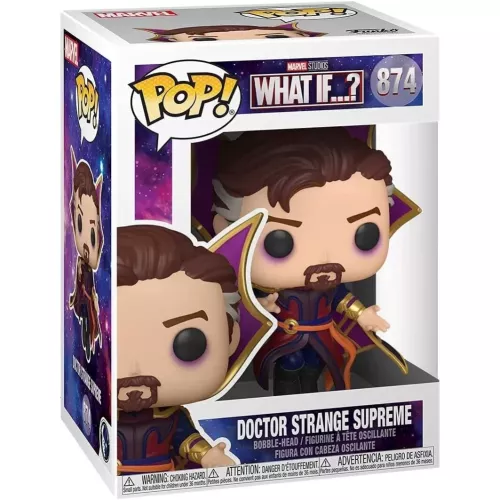 Funko Pop! Doctor Strange Supreme #874 Marvel Studios What If...? Box