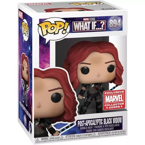 Funko Pop! Post-Apocalyptic Black Widow #894 Marvel Studios What If...? Box