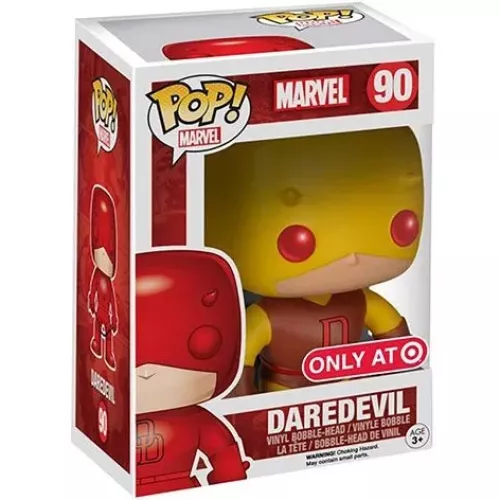 Funko Pop! Daredevil #90 Yellow Suit Marvel Vinyl Figure Box