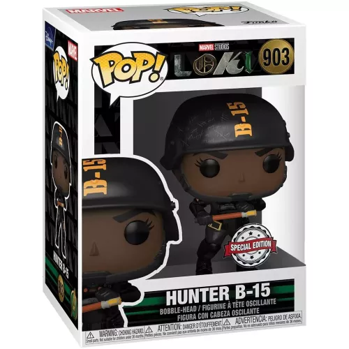 Funko Pop! Hunter B-15 #903 Marvel Studios Loki Vinyl Figure Box