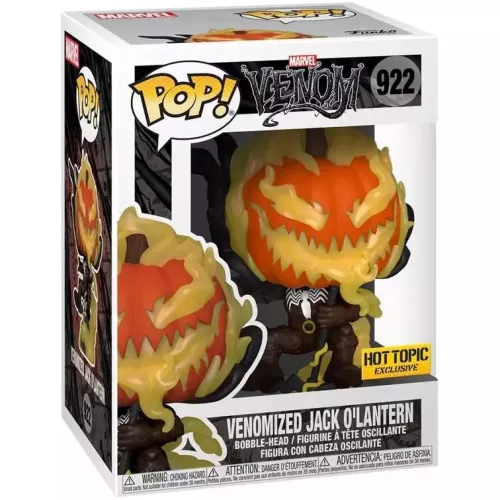 Funko Pop! Venomized Jack O'Lantern #922 Marvel Venom Box