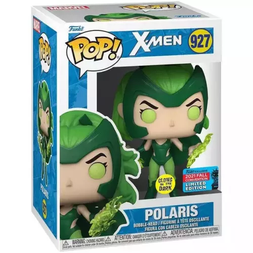 Funko Pop! Polaris #927 Glows in the Dark X-Men Marvel Box