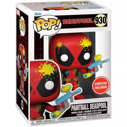 Funko Pop! Paintball Deadpool #930 Marvel Vinyl Figure Box