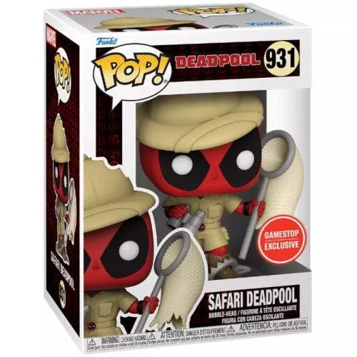 Funko Pop! Safari Deadpool #931 Marvel Vinyl Figure Box
