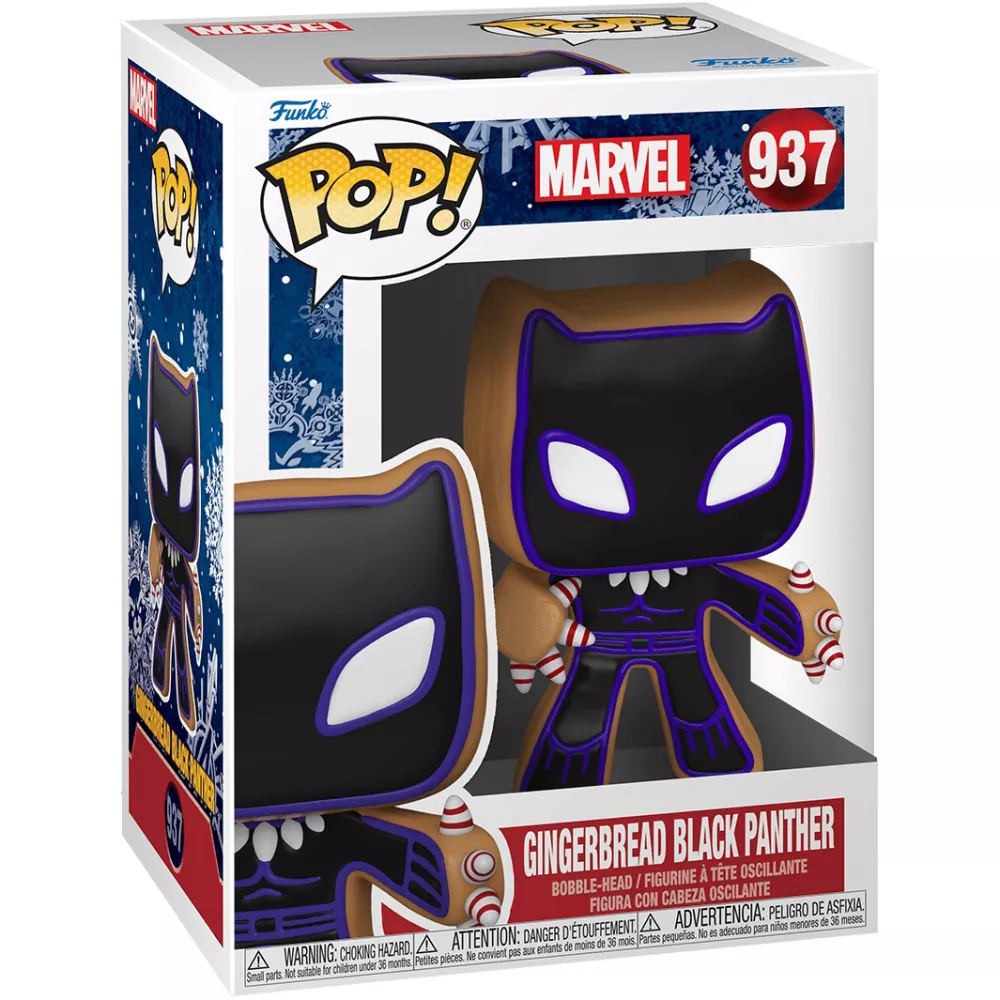Gingerbread Black Panther Box