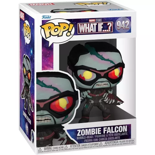 Funko Pop! Zombie Falcon #942 Marvel Studios What If...? Box