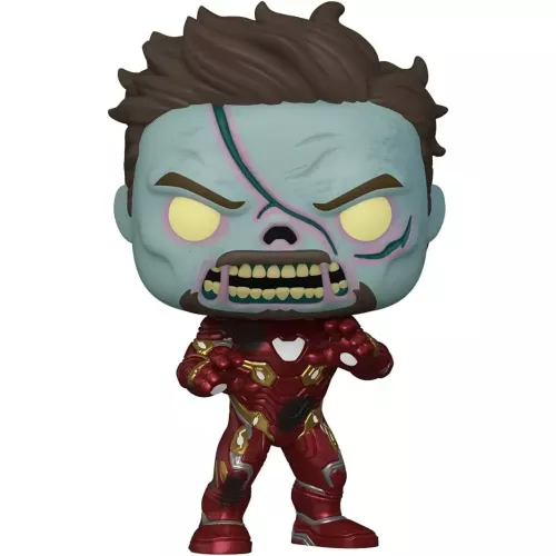 Funko Pop! Zombie Iron Man #944 Glows in the Dark Marvel Studios What If...?