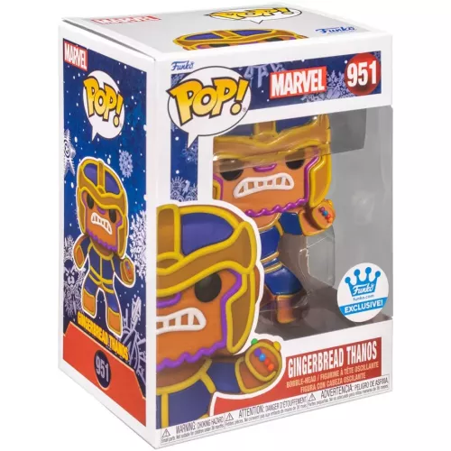 Funko Pop! Gingerbread Thanos #951 Marvel Vinyl Figure Box