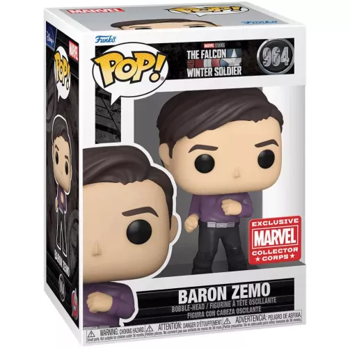 Funko Pop! Baron Zemo #964 Marvel Studios The Falcon and the Winter Soldier Box