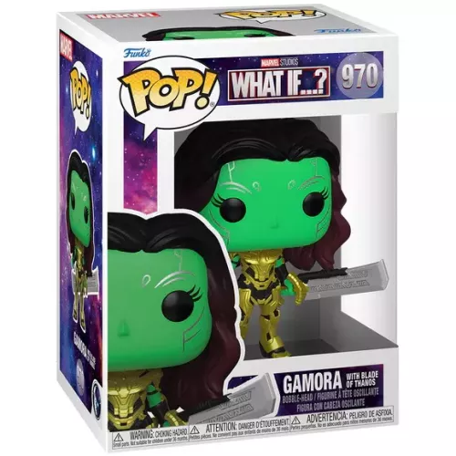 Funko Pop! Gamora with Blade of Thanos #970 Marvel Studios What If...? Box
