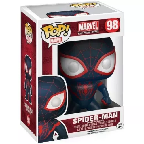 Funko Pop! Spider-Man (Miles Morales) #98 Marvel Vinyl Figure Box