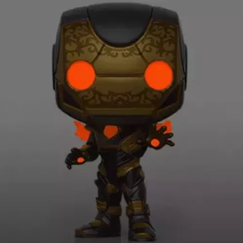 Funko Pop! Iron Man #981 Chase Glows in the Dark Marvel Midnight Suns