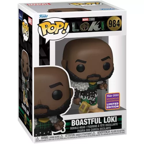 Funko Pop! Boastful Loki #984 Marvel Studios Loki Vinyl Figure Box