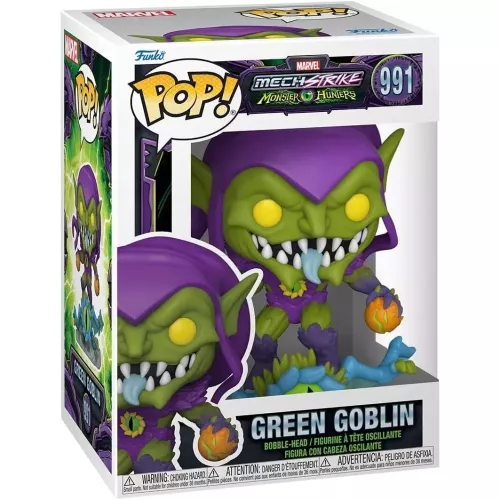 Funko Pop! Green Goblin #991 Marvel Mech Strike Monster Hunters Box