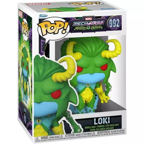 Funko Pop! Loki #992 Marvel Mech Strike Monster Hunters Box