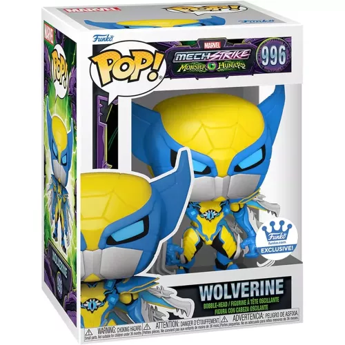 Funko Pop! Wolverine #996 Marvel Mech Strike Monster Hunters Box