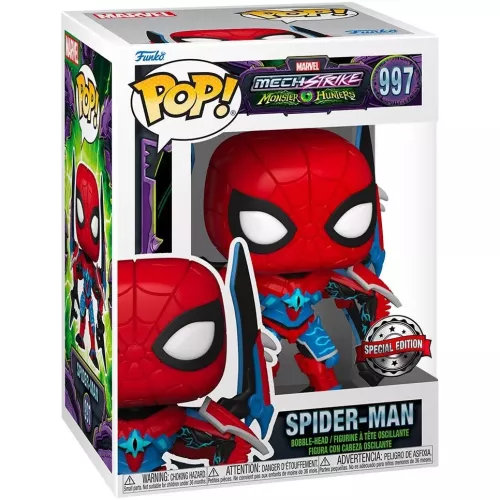 Funko Pop! Spider-Man #997 Marvel Mech Strike Monster Hunters Box