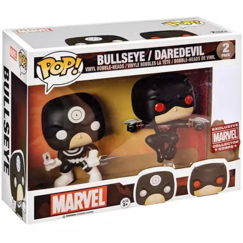 Funko Pop! Bullseye 2 Pack Marvel Vinyl Figure Box