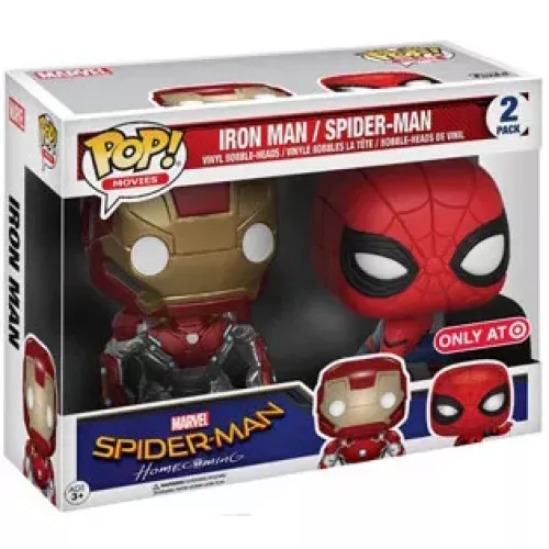 Funko Pop! Iron Man 2 Pack Marvel Spider-Man Homecoming Box