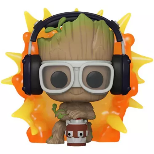 Funko Pop! Groot with Detonator 4 Pack Glows in the Dark