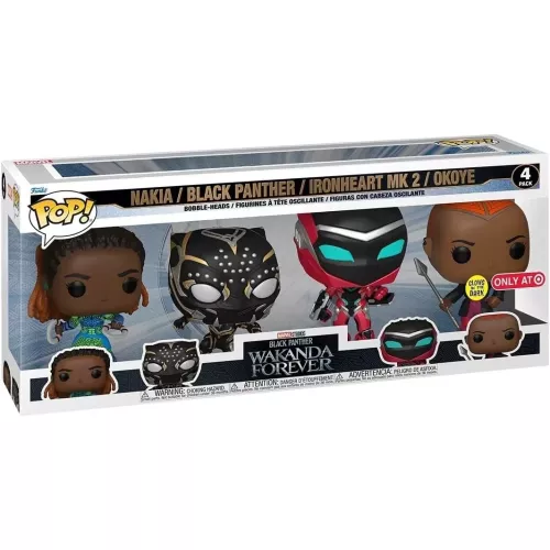 Funko Pop! Ironheart MK 2 4 Pack Glows in the Dark Box