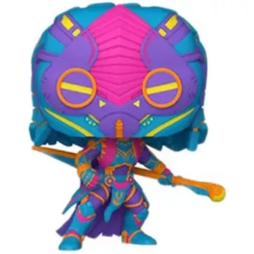Funko Pop! Okoye (Midnight Angel) 4 Pack Blacklight