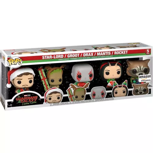 Funko Pop! Rocket 5 Pack Marvel Studios The Guardians of the Galaxy Holiday Special Box