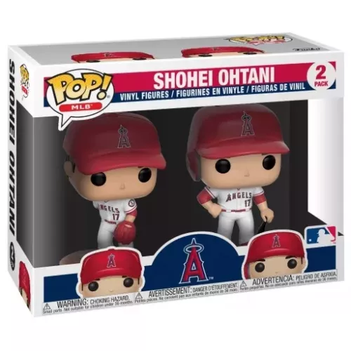 Funko Pop! Shohei Ohtani 2 Pack White Uniform Los Angeles Dodgers Box