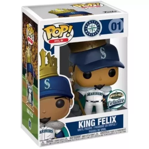 Funko Pop! King Felix #01 White Uniform Seattle Mariners Box