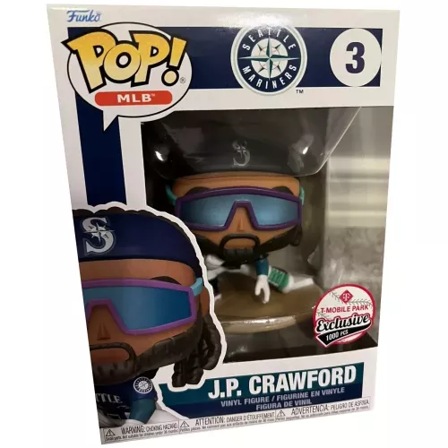Funko Pop! J.P. Crawford #3 Navy Uniform Seattle Mariners Box
