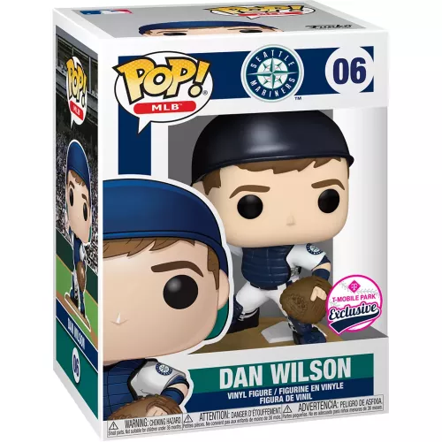 Funko Pop! Dan Wilson #06 Seattle Mariners MLB Vinyl Figure Box