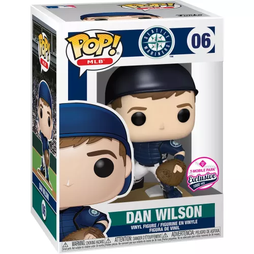 Funko Pop! Dan Wilson #06 Navy Uniform Seattle Mariners Box