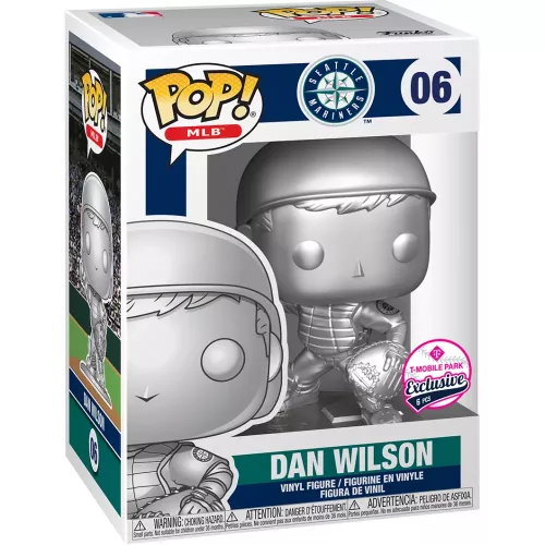 Funko Pop! Dan Wilson #06 Silver Seattle Mariners MLB Box
